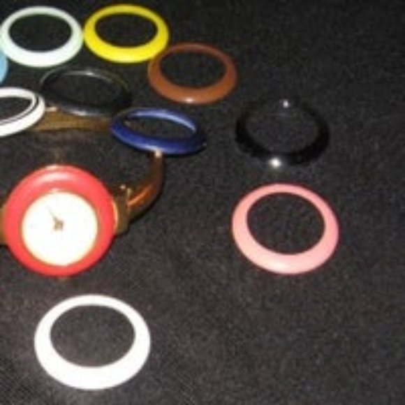 ❤️Ladies EDOX COCKTAIL 14 Bezel Bangle Watch Swiss Comes in Box - Picture 9 of 9